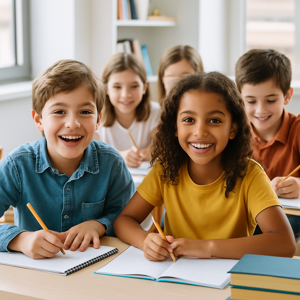 Bild von Schüler und Schülerinnen