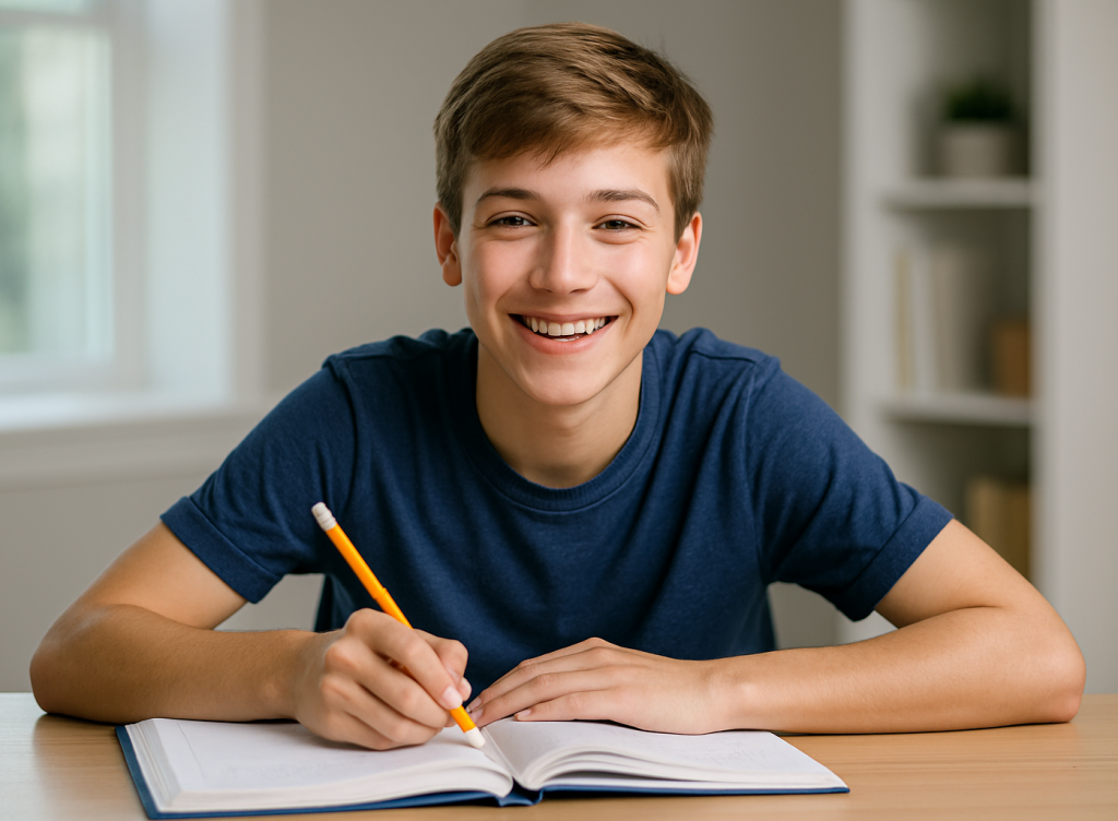 Bild von einem Schüler